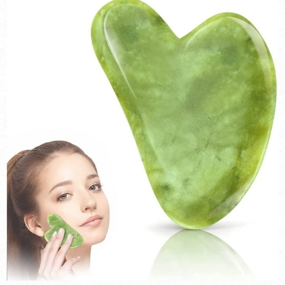 Other - Gua Sha Facial Tool - Jade Stone Guasha Board for Face Body Sculpting